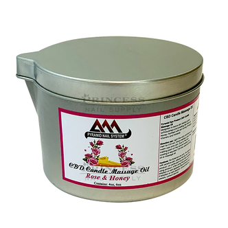 Pyramid Massage Candle 6oz Jar, Rose Honey 