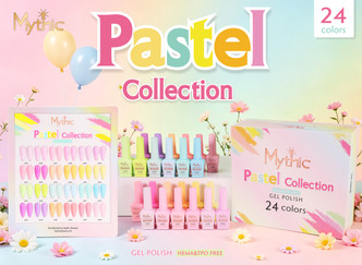Mythic Pastel Gel Collection – 24 Colors + Color Chart
