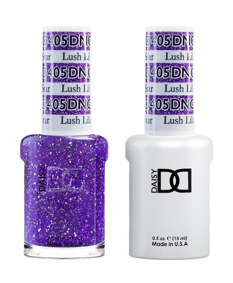 DND Matching Duo .5oz, #405 LUSH LILAC STAR