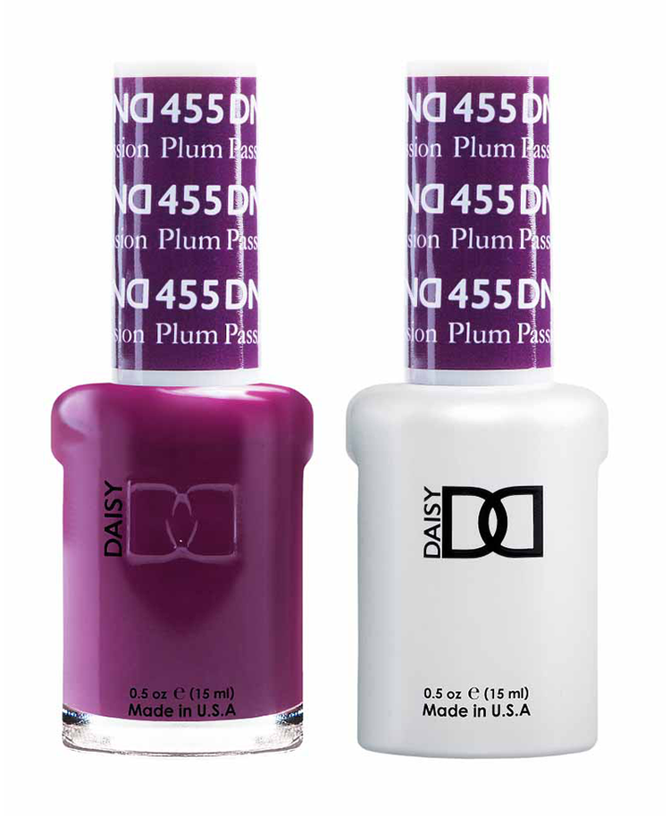 DND Matching Duo .5oz, #455 PLUM PASSION