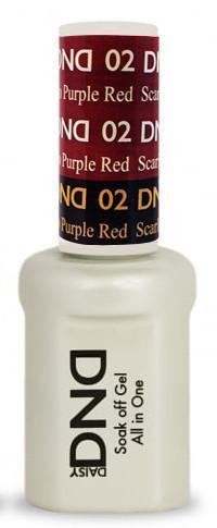 DND Mood Change .5oz, #02 Scarlet to Purple Red