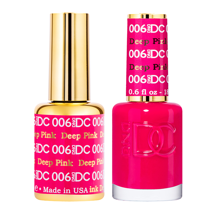 DND DC Matching Duo .5oz, #006 DEEP PINK