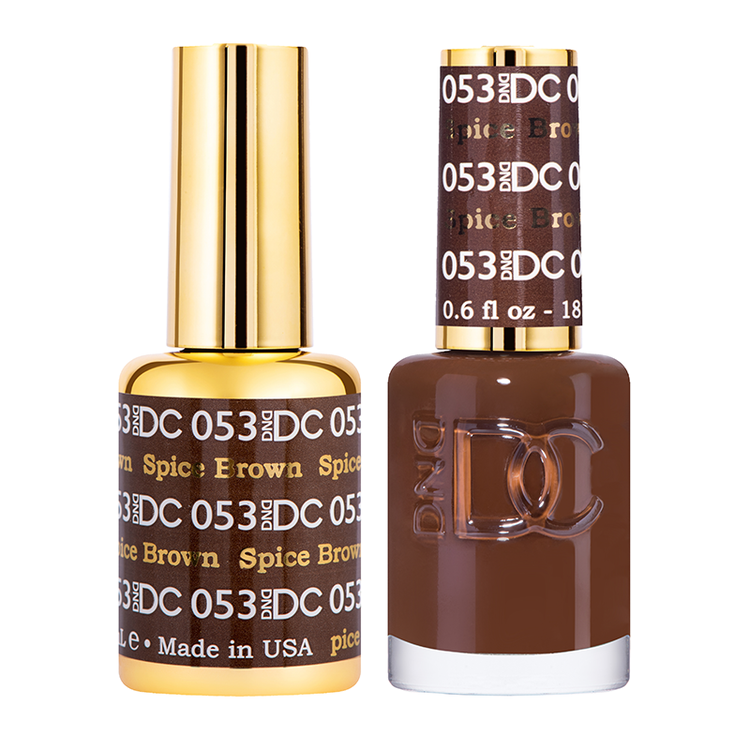 DND DC Matching Duo .5oz, #053 SPICED BROWN