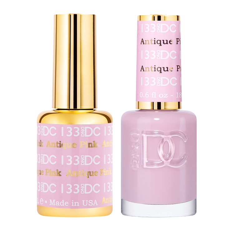 DND DC Matching Duo .5oz, #133 ANTIQUE PINK