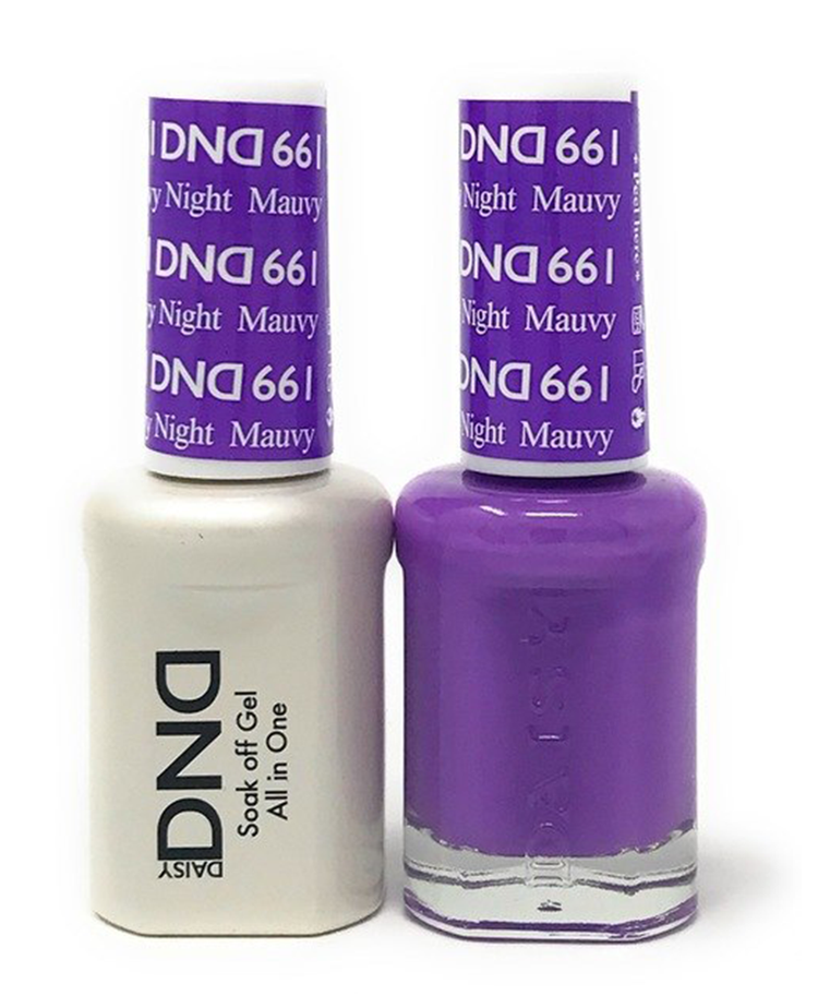 DND Matching Duo .5oz, #661 Mauvy Night
