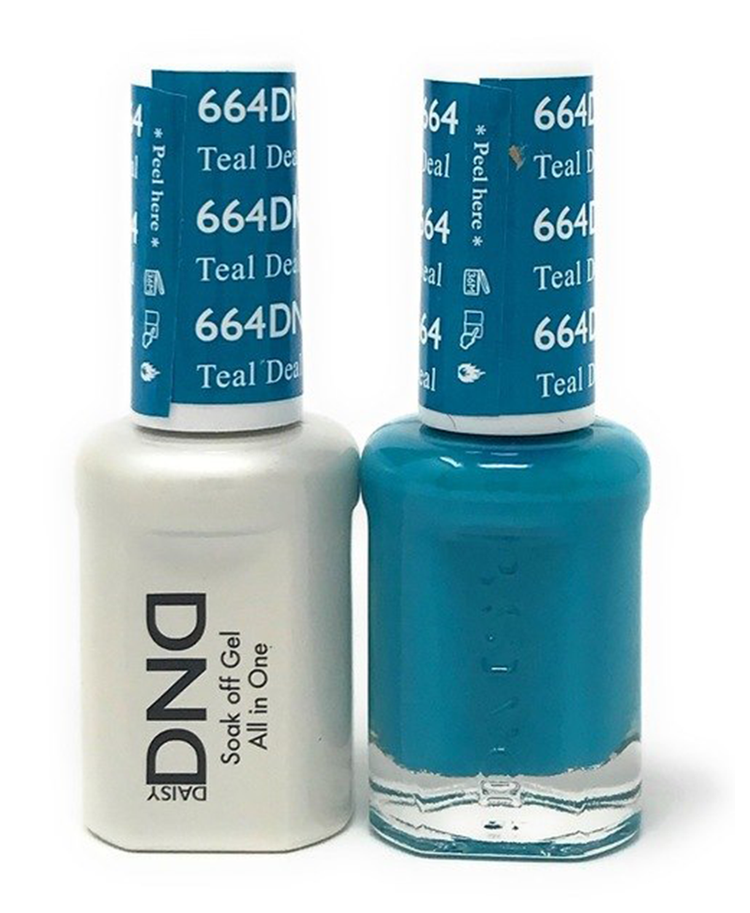 DND Matching Duo .5oz, #664 Teal Deal