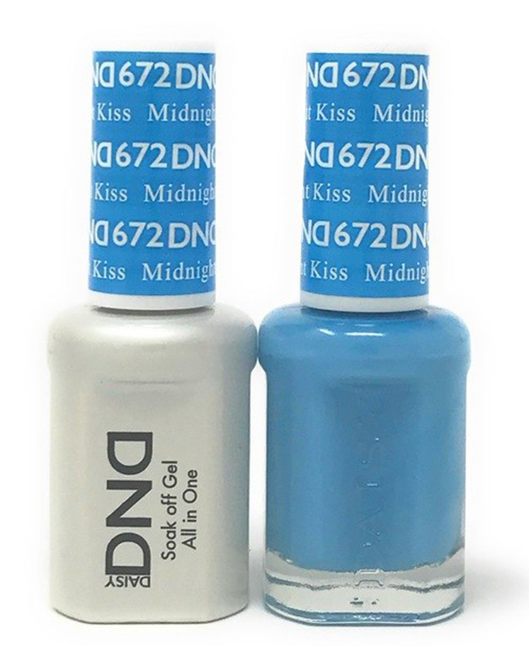 DND Matching Duo .5oz, #672 Midnight Kiss