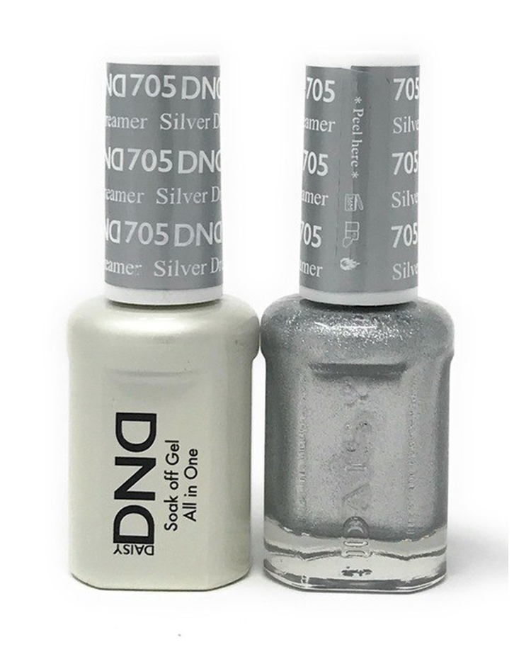 DND Matching Duo .5oz, #705 Silver Dreamer