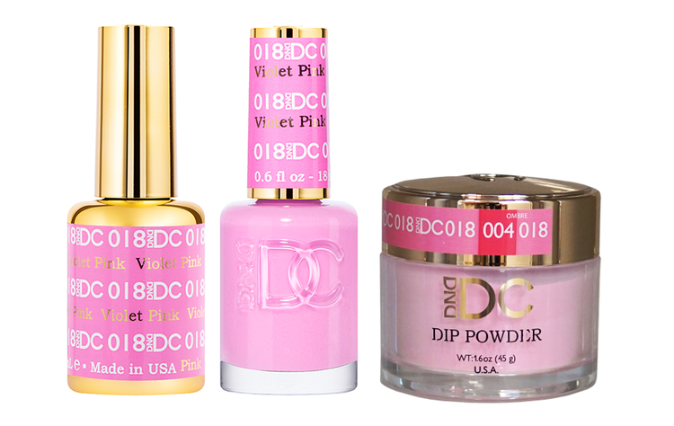 DND Combo 3 in 1 - #018 VIOLET PINK - 20939