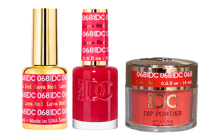DND Combo 3 in 1 - #068 LAVA RED - 20939