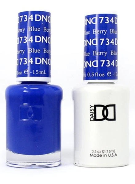 DND Matching Duo .5oz, #734 BERRY BLUE