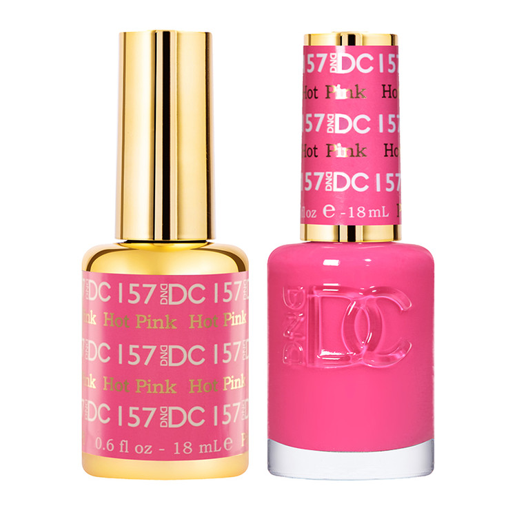 DND DC Matching Duo .5oz, #157 HOT PINK