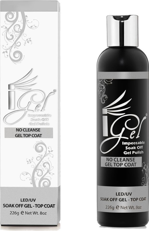iGel Refill Gel Top-No Cleanse 8oz, Buy 1 Get 10 Free .5oz