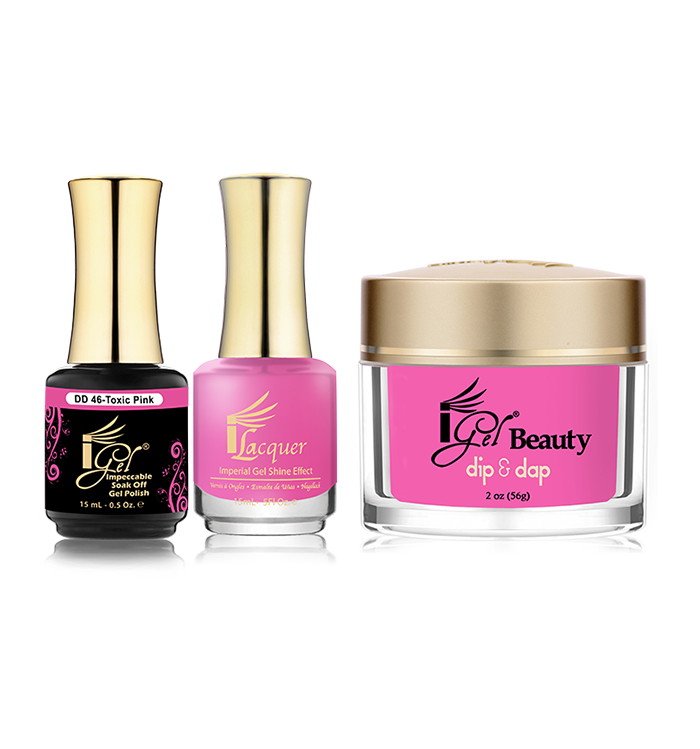 iGel Combo 3 in 1 - DD46 TOXIC PINK - 21009