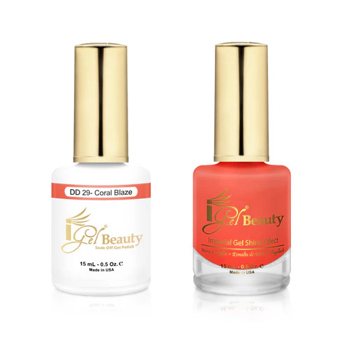 iGel Dip & Dap Duo - DD29 CORAL BLAZE
