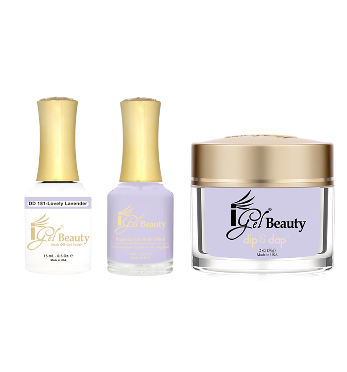 iGel Combo 3 in 1 - DD181 Lovely Lavender - 21009