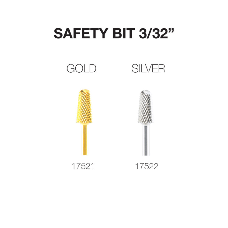 Carbide Bit  - Safety 3/32" (Gold or Silver)