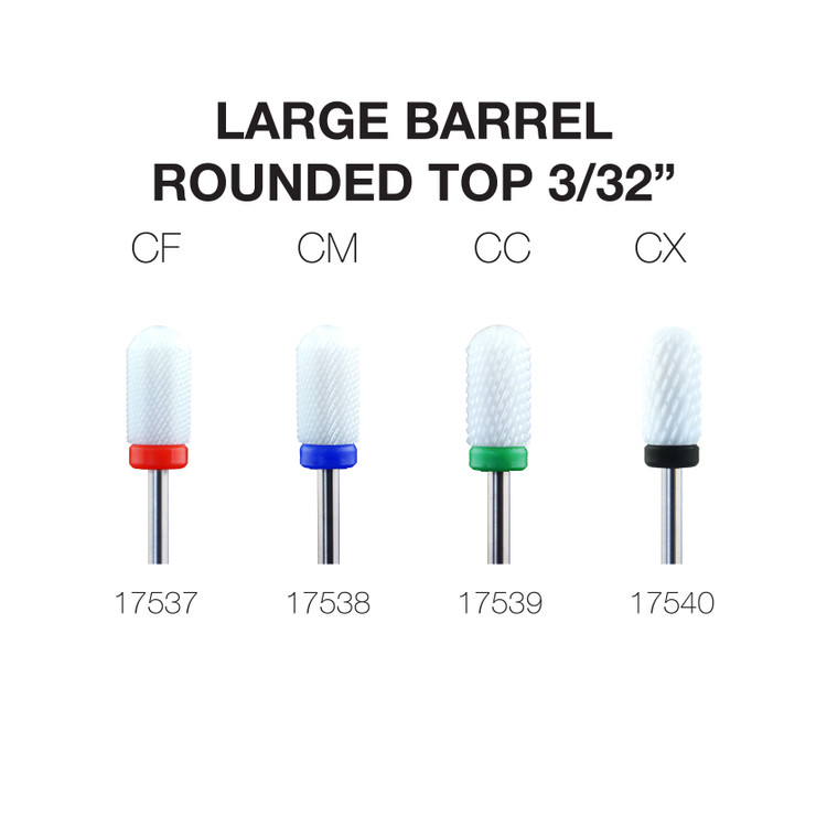 Carbide Bit - Large Barrel Round Top 3/32"