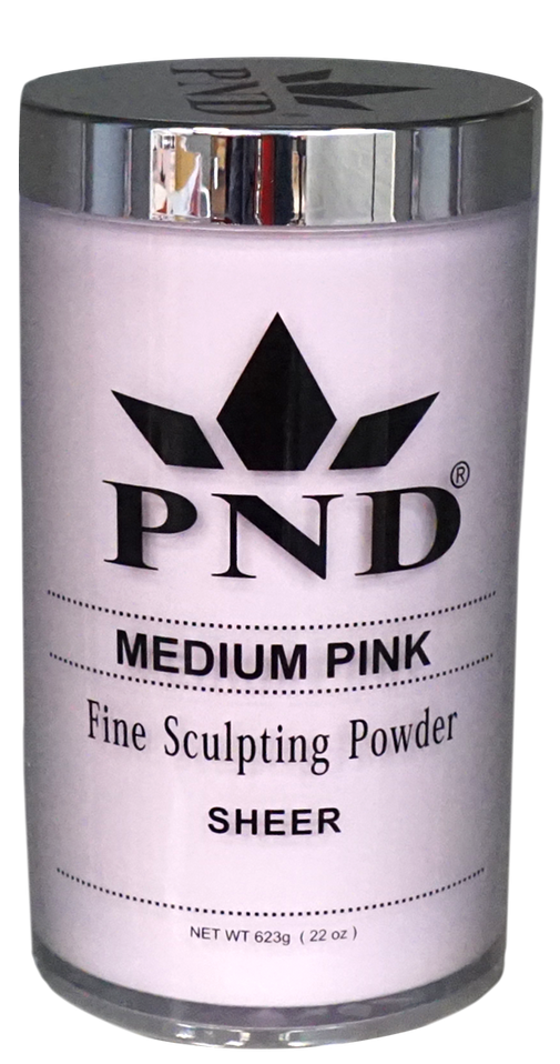 PND Pink & White Acrylic Powder 22oz, Medium Pink