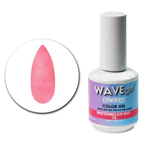 WaveGel Ombre Color Gel .5oz, #16 Watermelon Way