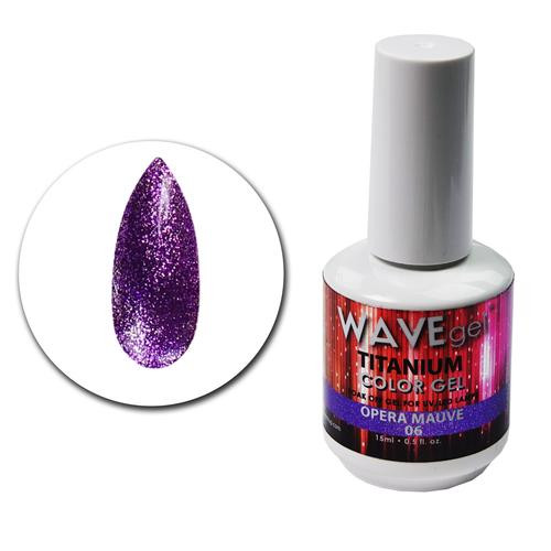 WaveGel Titanium Gel .5oz, #6 Opera Mauve