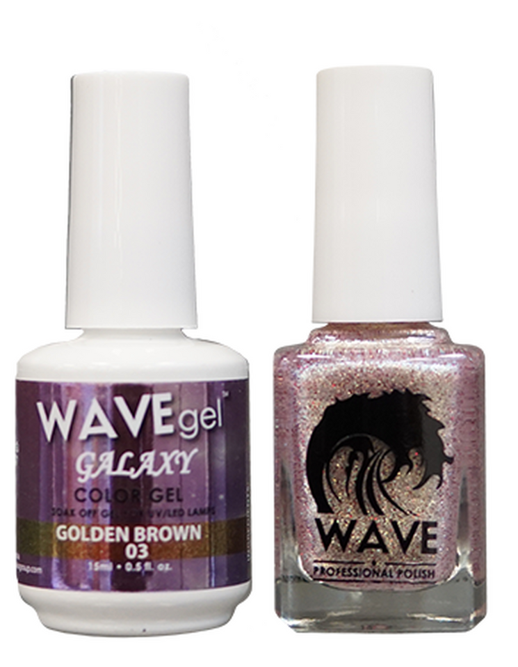 Wave 0.5OZ GALAXY DUO #3 Golden Brown - 20827