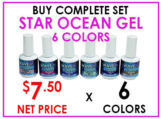 Star Ocean Color Gel - Complete Set - 6 Colors (#01-#06)