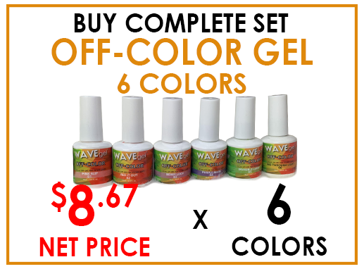 Color Gel - Complete Set - 6 Colors (#01-#06)