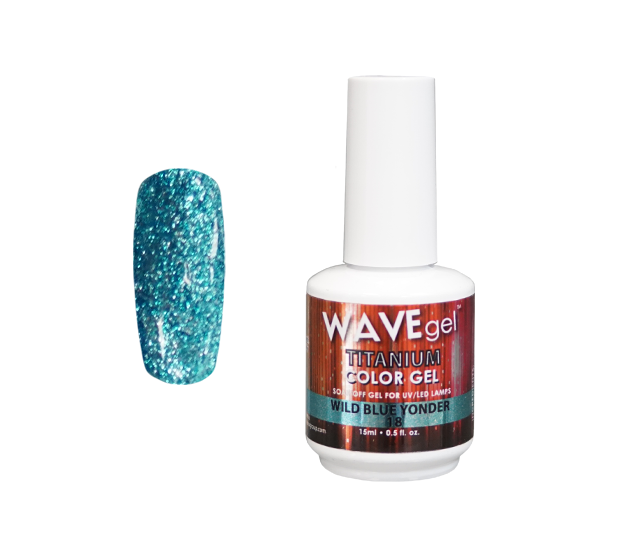 WaveGel Titanium Gel .5oz, #18 Wild Blue Yonder
