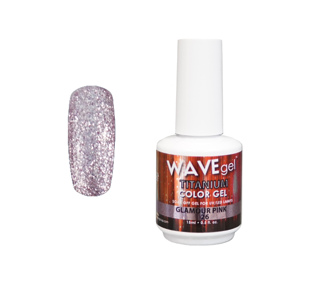 WaveGel Titanium Gel .5oz, #26 Glamour Pink