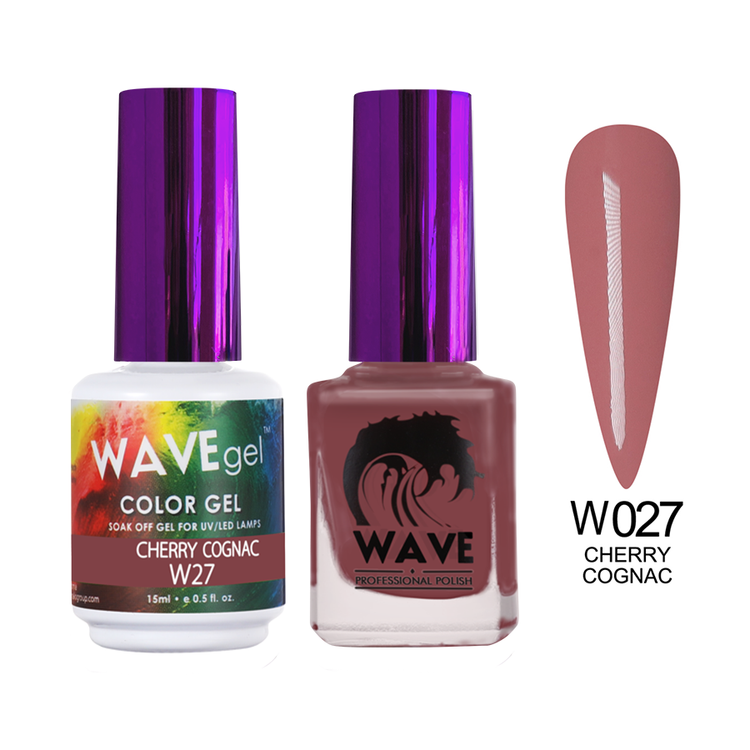Wave 0.5OZ Simplicity Duo #027 Cherry Cognac - 22698