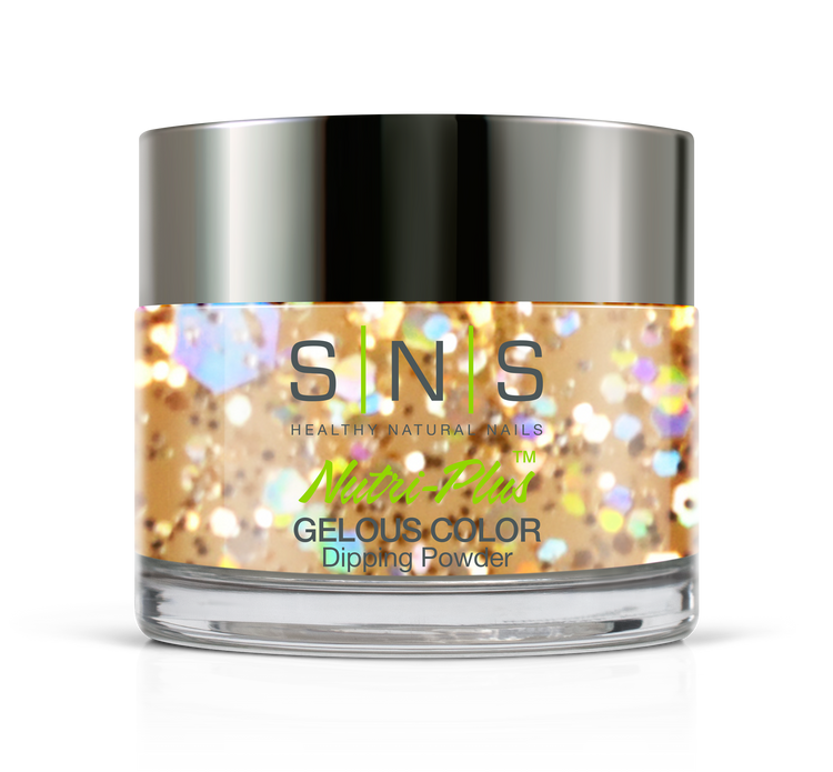 SNS Gelous Dip Powder 1.5oz, BP02 Golden Eagle