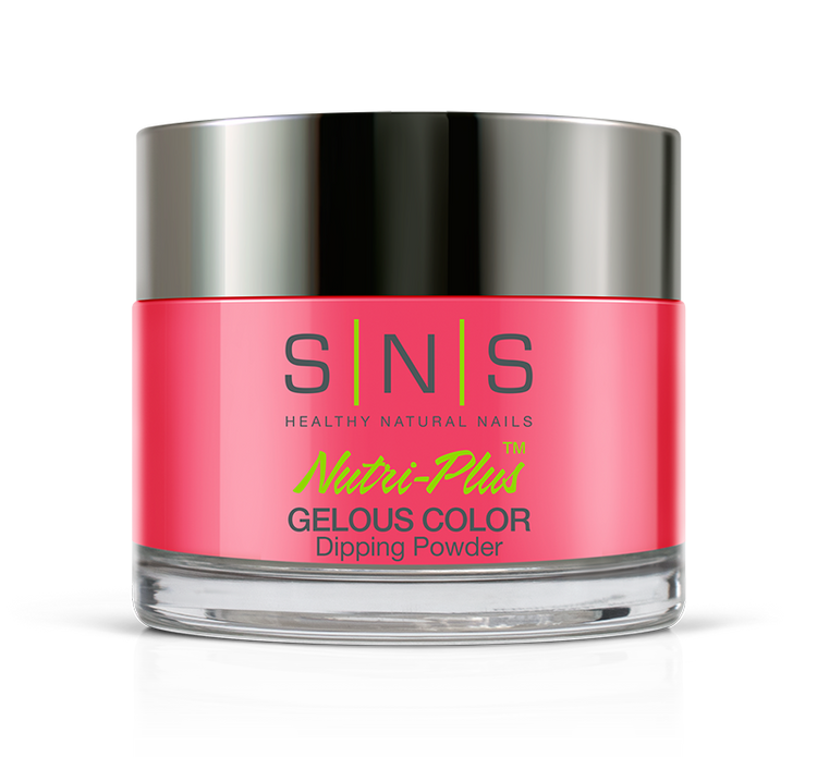 SNS Gelous Dip Powder 1.5oz, 140 ELECTRIC PINK