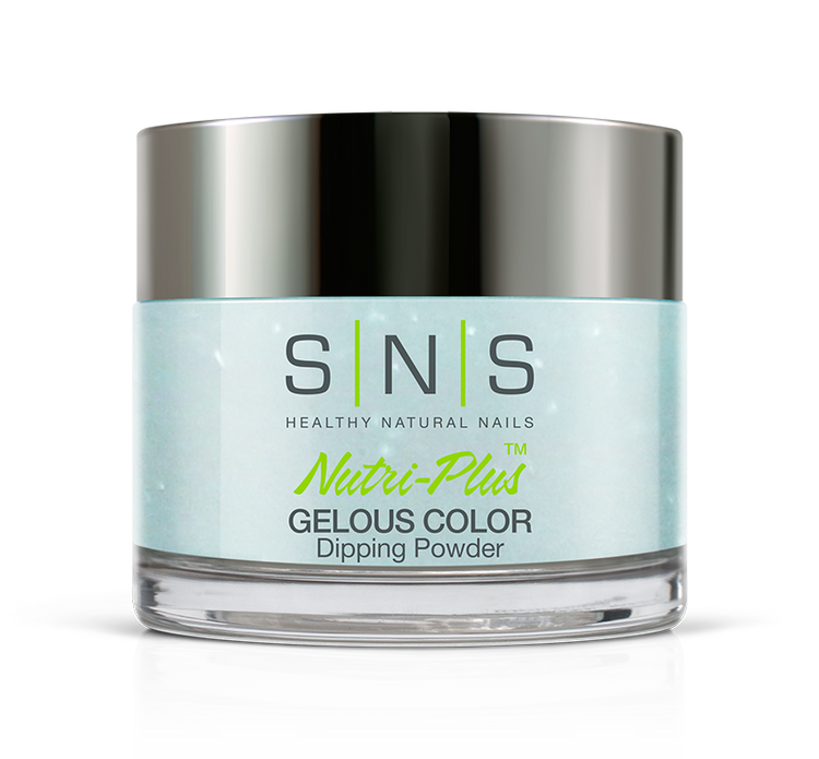 SNS Gelous Dip Powder 1.5oz, 395 BLUE ICE CRYIN? IN THE RAIN