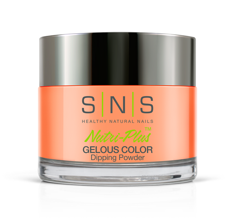 SNS Gelous Dip Powder 1.5oz, LG05 Crash & Burn - Glow