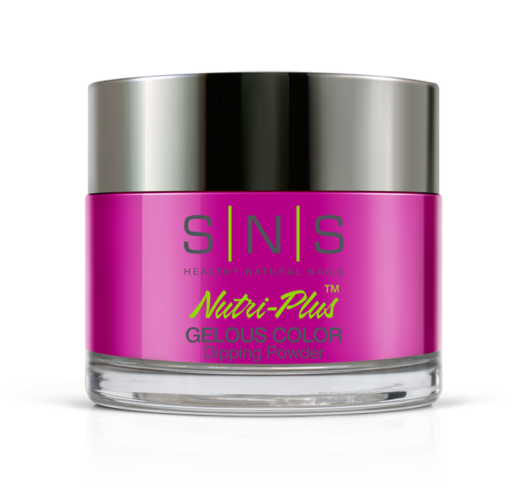 SNS Gelous Dip Powder 1.5oz, LG08 Purple Monster - Glow