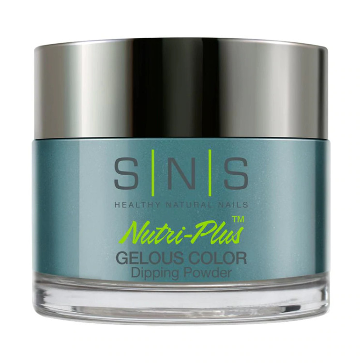 SNS Gelous Dip Powder 1.5oz, AN14 Teal Next Time