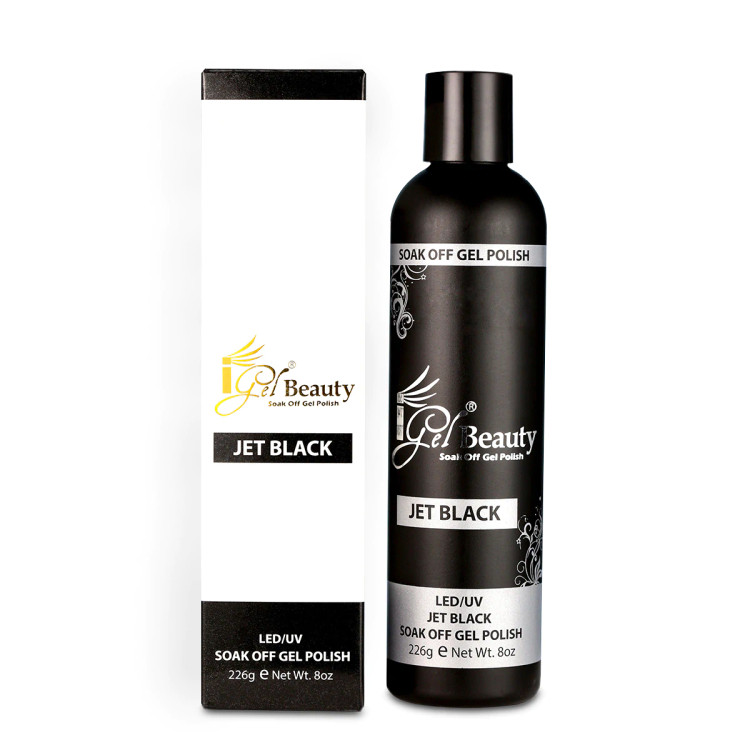 iGel Refill Gel Jet Black 8oz, Buy 1 Get 10 Free .5oz
