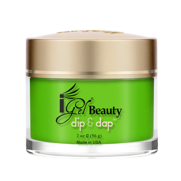 igel Dip & Dap Powder 2oz - Glow in the Dark - DDG02 Electric Lime -