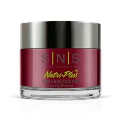 SNS Gelous Dip Powder 1.5oz, BP33 Cardinal Rouge