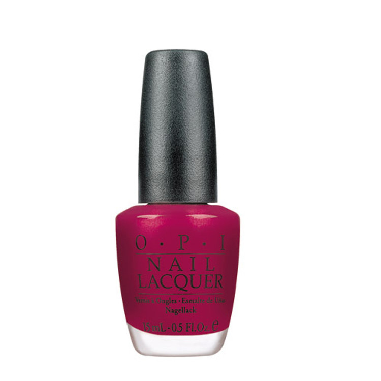 OPI LACQUER - #NLF52 - BOGOTA BLACKBERRY .5 OZ