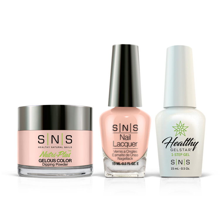 SNS 3IN1 MASTER MATCH(GEL+LACQUER+DIP 1.5OZ) - #SL03 SCINTILLATING SILK