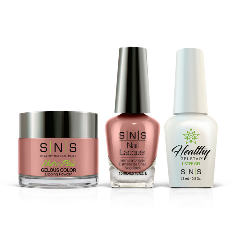 SNS 3IN1 MASTER MATCH(GEL+LACQUER+DIP 1.5OZ) - #SL19 LINGER IN LINGERIE
