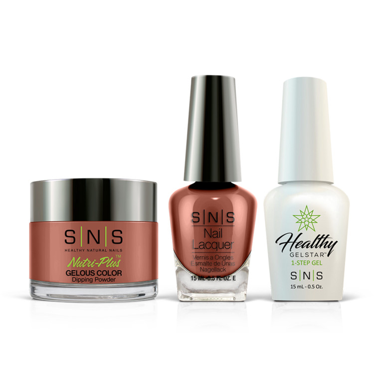 SNS 3IN1 MASTER MATCH(GEL+LACQUER+DIP 1.5OZ) - #SL24 TWO LIPS LOCKED