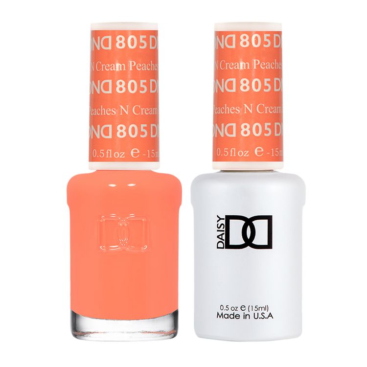 DND Matching Duo .5oz, #805 Peaches n' Cream