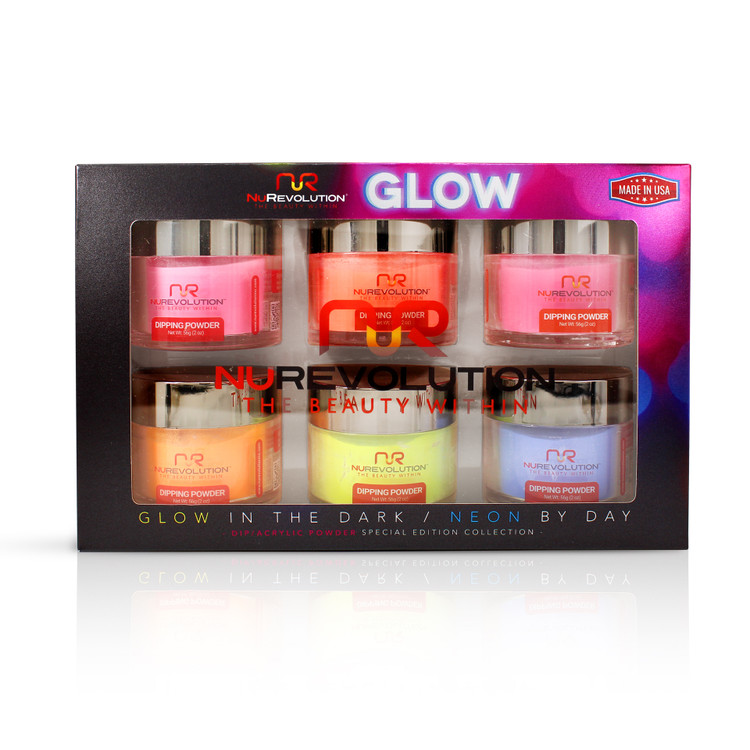 Nurevolution Glow Powder Kit/6 colors