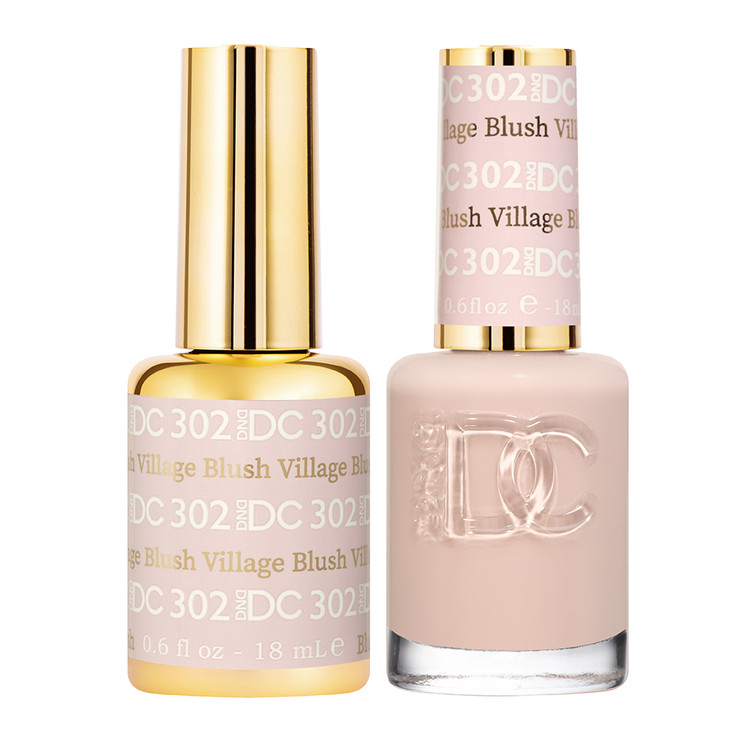 DND DC Matching Duo .5oz, #302 BLUSH VILLAGE