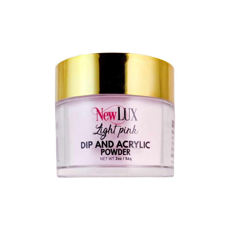 NewLUX Pink & White Powder 2oz, Light Pink