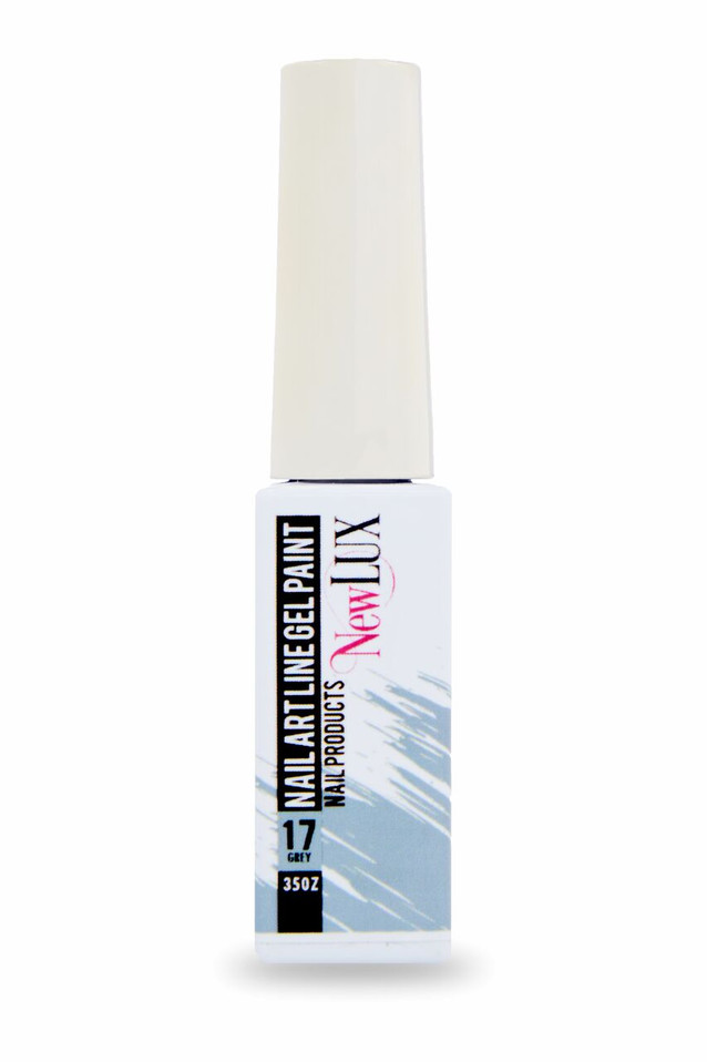 NewLUX Nail Art Line Gel Paint - 17 Grey 