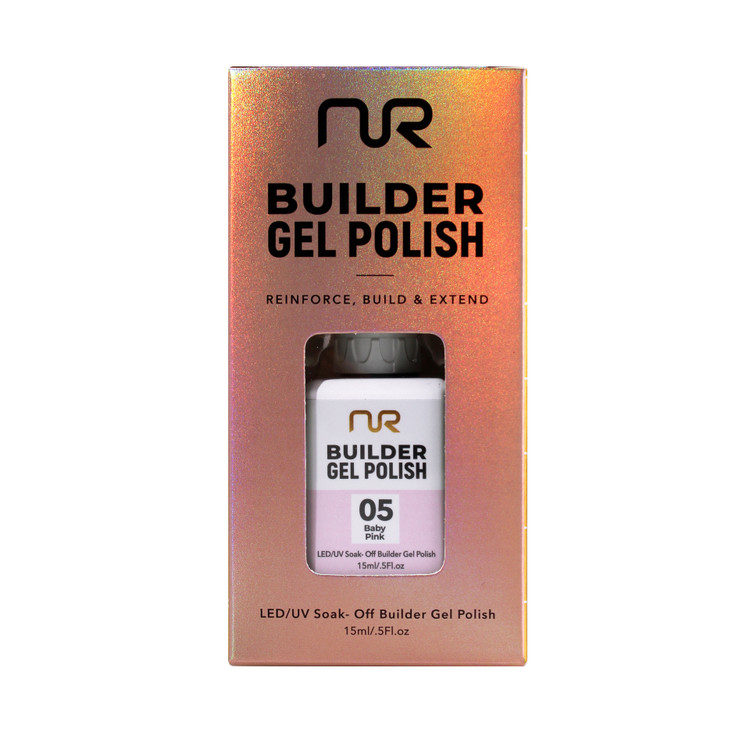 Nurevolution Builder Gel Polish .5oz - 05 Baby Pink